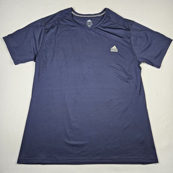 Adidas Climalite Techfit Compression Shirt Men 2XL Short Sleeve Navy Performance - Picture 1 of 11